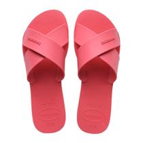 Rasteirinha Feminina Havaianas Aqua Rosa Porcelana Rasteirinha Feminina Havaianas Aqua Rosa Porcelana