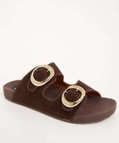 Rasteirinha Feminina Nobuck Marisa-85095 Rasteirinha Feminina Nobuck Marisa-85095