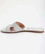 Rasteirinha Feminina Tiras Metalizada Vizzano Prateado-54030 Rasteirinha Feminina Tiras Metalizada Vizzano Prateado-54030