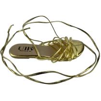 Rasteirinha Gladiador Dourado - ULLY Rasteirinha Gladiador Dourado - ULLY
