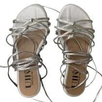 Rasteirinha Gladiador Prata - ULLY