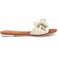 Rasteirinha Moleca 5297.446 Chinelo Slide nô laço tamanco Feminino