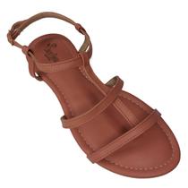 Rasteirinha Multi Tiras Rose Confortável