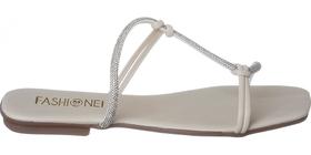 Rasteirinhas Feminina Com Brilho Papete Pedraria Strass Moda
