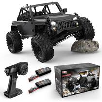 Rastejadores RC 4X4 sem escova HYPER GO H12Y 1/12 para adultos, estojo de metal, caminhões RC off-road 4WD impermeáveis com eixos portais, carros RC todo-terreno com 2 baterias