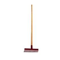 Rastelo 16 Dentes Aço Carbono Cabo Madeira Pra Limpeza 150cm Rastelo 16 Dentes Aço Carbono Cabo Madeira Pra Limpeza 150cm