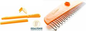 Rastelo 21 Dentes Café Jardim Ancinho Kit Suporte Lima Proteção Clip