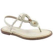 Rasterinha Beira Rio Creme Ref: 8472.415