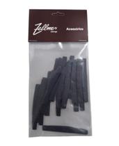 RASTILHO PLASTICO VIOLAO AÇO PRETO C/20 unid.