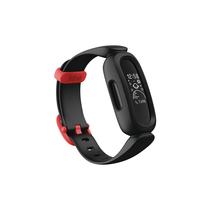 Rastreador de atividades Fitbit Ace 3 para crianças maiores de 6 anos, tamanho único, preto/vermelho Rastreador de atividades Fitbit Ace 3 para crianças maiores de 6 anos, tamanho único, preto/vermelho