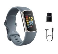 Rastreador de fitness Fitbit Charge 5 Advanced com GPS Blue Steel Rastreador de fitness Fitbit Charge 5 Advanced com GPS Blue Steel
