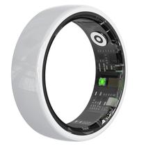Rastreador de fitness Smart Ring Yihou para mulheres, frequência cardíaca, branco