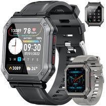 Rastreador de fitness Smartwatch Kimeag para homens com monitor de frequência cardíaca Rastreador de fitness Smartwatch Kimeag para homens com monitor de frequência cardíaca