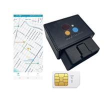 Rastreador Sem Fio OBD2 Fácil Instalação Chip e Aplicativo