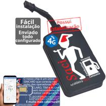 Rastreador Veicular GPS 4G SACI caldeiraTECH Kit Localizador +Chip 5em1 +APP +Plataforma +Garantia