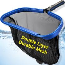 Rastrillo para Piscina FEED GARDEN 44x28 cm com Tela de Nylon Dupla Camada Rastrillo para Piscina FEED GARDEN 44x28 cm com Tela de Nylon Dupla Camada