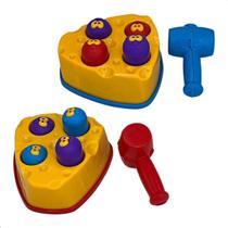 Rata Tuff Brinquedo Infantil Interativo com Martelo para bater JP BRINK Rata Tuff Brinquedo Infantil Interativo com Martelo para bater JP BRINK