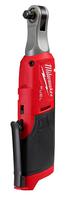 Ratchet Milwaukee M12 12V sem fio sem fio de íon de lítio de 3/8 polegadas