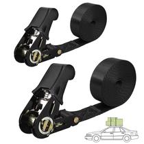 Ratchet Tie Down Straps Gutezeiten Heavy Duty de 20 pés - pacote com 2