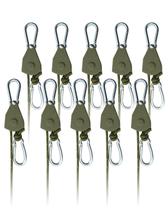 Ratchet Tie Down Straps Keovoker, pacote com 10, gancho de corda de 4 m 1/8”