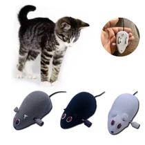 Ratinho Brinquedo movido a corda Pelúcia Pet para Gatos Ratinho Brinquedo movido a corda Pelúcia Pet para Gatos