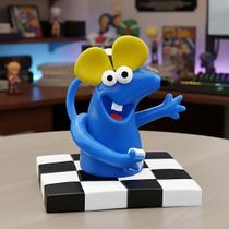 Ratinho Castelo Rá Tim Bum Tomando Banho Boneco de Vinil Colecionável Fandom box