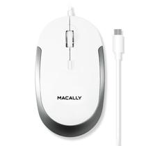 Rato Macally UCDYNAMOUSE USB Tipo C 800/1200/1600/2400 DPI Rato Macally UCDYNAMOUSE USB Tipo C 800/1200/1600/2400 DPI