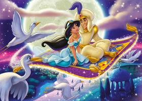 Ravensburger Disney Aladdin 1000 Peça Quebra-cabeça para adultos - 13971 - Cada peça é única, tecnologia softclick significa que as peças se encaixam perfeitamente