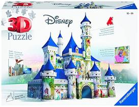 Ravensburger Disney Castle 216 Peça 3D Quebra-cabeça para crianças e adultos - Tecnologia de clique fácil significa que as peças se encaixam perfeitamente