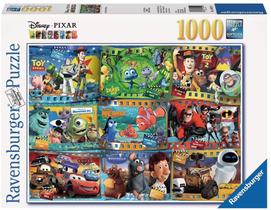 Ravensburger Disney Pixar Filmes 1000 Peça Quebra-Cabeça para Adultos Cada peça é única, a tecnologia Softclick significa que as peças se encaixam perfeitamente