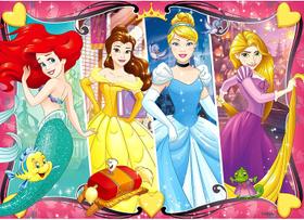 Ravensburger - Disney Princess Heartsong 60 Piece Glitter Jigsaw Puzzle for Kids Every Piece is Unique, Pieces Fit Together Perfectly