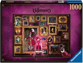 Ravensburger Disney Villainous Captain Hook 1000 Peça Quebra-cabeça para adultos Cada peça é única, tecnologia softclick significa que as peças se encaixam perfeitamente