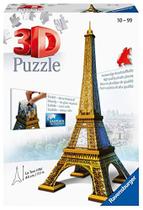 Ravensburger Eiffel Tower 216 Peça 3D Quebra-cabeça para crianças e adultos - Tecnologia de clique fácil significa que as peças se encaixam perfeitamente