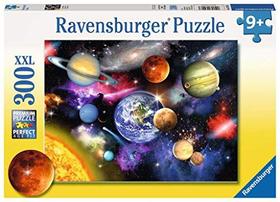 Ravensburger -Sistema Solar - 300 Peças Quebra-Cabeça para Crianças Cada Peça é Única, Peças Se encaixam perfeitamente