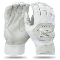 Rawlings Luvas de Batida de Beisebol Workhorse para Adultos Branco/Branco XLRG