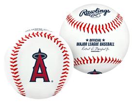 Rawlings MLB Los Angeles Angels of Anaheim Team Logo Baseball, Oficial, Branco