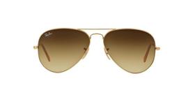 Ray-Ban Aviador RB3025L 112/85 Ouro Fosco Lente Marrom Degradê Tam 58