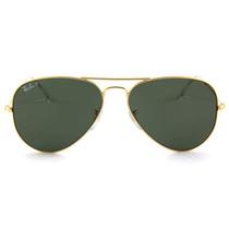 Ray Ban Aviador RB3025L - Dourado/G15 Polarizado 001/58 62mm - Óculos de Sol