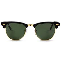 Ray Ban Clubmaster RB3016L - Preto/G15 W0365 51mm - Óculos de Sol