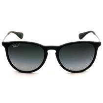 Ray Ban Erika RB4171 - Preto Fosco/Cinza Degradê Polarizado 622/T3 54mm - Óculos de Sol