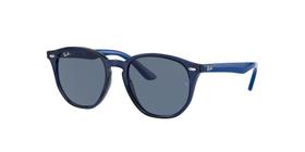 Ray-Ban Junior Kids Infanto Juvenil RJ9070S 707680 Azul Lente Azul Escuro Tam 46