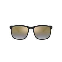 Ray-Ban RB4264 601/J0 Preto Lente Polarizada Espelhada Azul Ouro Tam 58