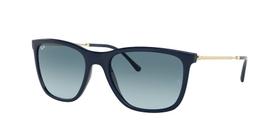 Ray-Ban RB4344 65353M Azul Lente Azul Degradê Cinza Tam 56