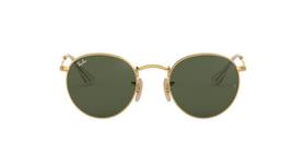 Ray-Ban ROUND METAL RB3447NL 001 Dourado Lente Cinza Tam 53