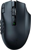Razer - Naga V2 HyperSpeed MMO mouse óptico sem fio para jogos com 19 botões programáveis - Preto-RZ01-03600100-R3U1 Razer - Naga V2 HyperSpeed MMO mouse óptico sem fio para jogos com 19 botões programáveis - Preto-RZ01-03600100-R3U1