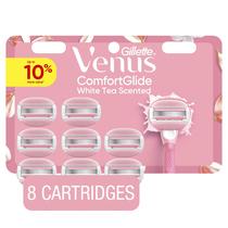 Razor Blade reabastece chá branco Venus ComfortGlide x8 Razor Blade reabastece chá branco Venus ComfortGlide x8