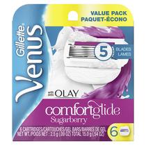 Razor Blade reabastece Gillette Venus ComfortGlide com Olay x6 Razor Blade reabastece Gillette Venus ComfortGlide com Olay x6