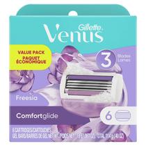 Razor Blade reabastece Gillette Venus ComfortGlide, pacote com 6 Razor Blade reabastece Gillette Venus ComfortGlide, pacote com 6