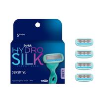 Razor Blade reabastece Schick Hydro Silk 5 Sensitive Care x4