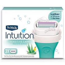 Razor Blade reabastece Schick Intuition Sensitive Care x12